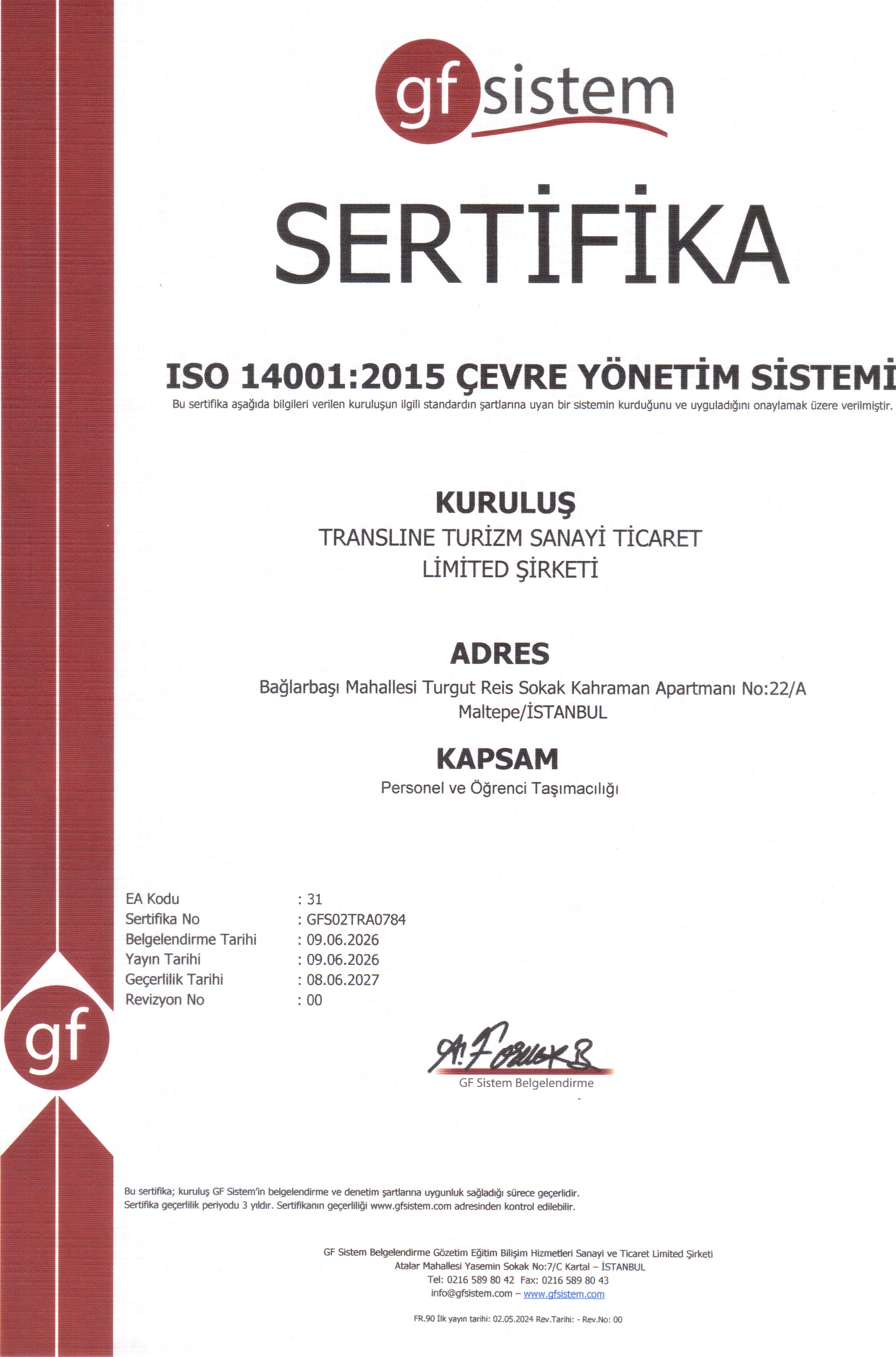 ISO 14001 Çevre Yönetimi